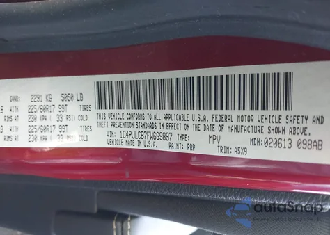 2015 Jeep Cherokee Latitude из США, поврежденный, VIN 1C4PJLCB7FW669897